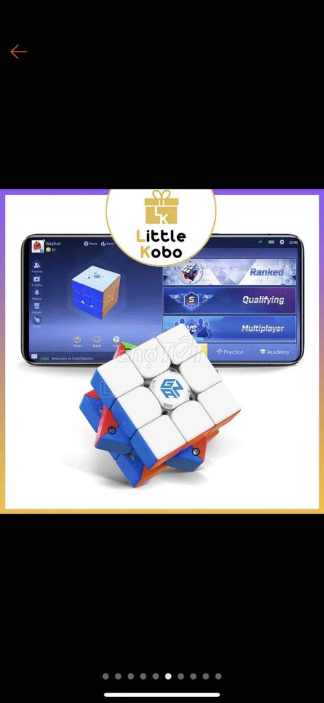 Rubik 3x3 Gan356 i3 Kết Nối Điện thoại và đồng hồ