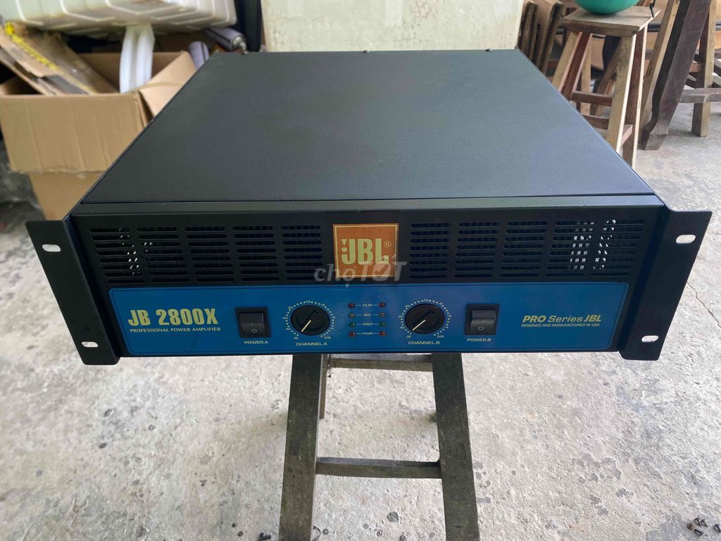 Cục đẩy JBL JB-2800X Đen 2 kênh. Mua bán Tivi, Âm thanh tại Huyện Mỏ Cày Nam Bến Tre được đăng bởi Hồ Audio MCN Bến Tre hình 1