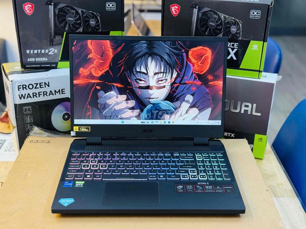 Acer Nitro AN515-58 I7-12700H/16G/512G/RTX 3050 4G. Mua bán Laptop tại Quận Ninh Kiều Cần Thơ được đăng bởi mua bán laptop Thành Võ Cần Thơ hình 1
