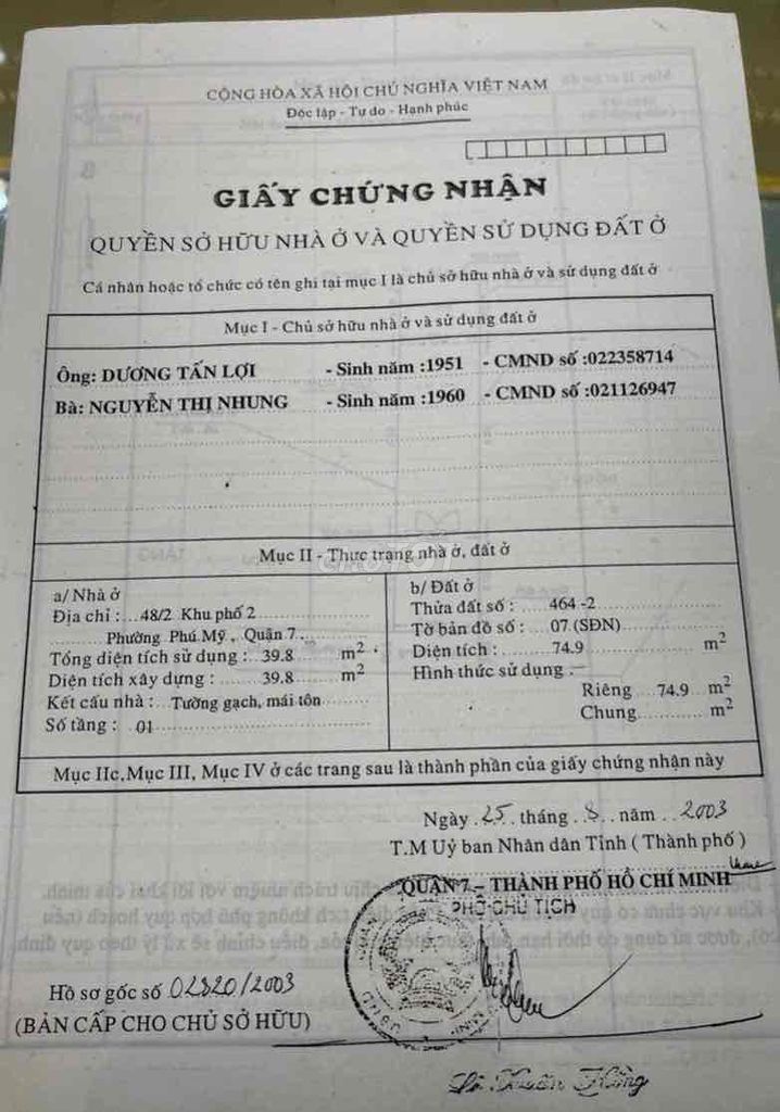 Bán Nhà Phạm