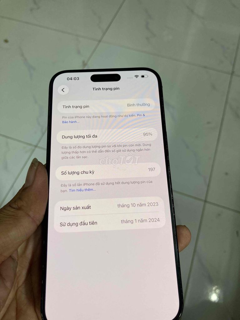 iPhone 15 ProMax 256G Bao góp nợ xấu. Mua bán Điện thoại tại Thành phố Cao Lãnh Đồng Tháp được đăng bởi DUYMOBILE hình 1