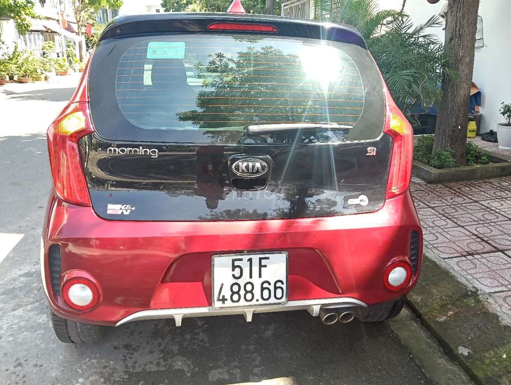 Bán Kia Morning 2017 Si 1.25 AT Bản Đỏ Đen. Mua bán Ô tô tại Thành phố Thủ Dầu Một Bình Dương được đăng bởi Trieu Nguyen hình 8