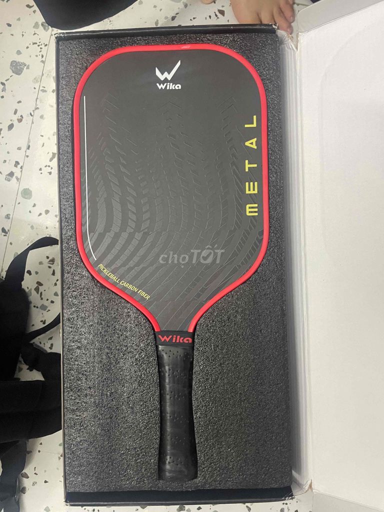 Vợt pickleball Wika Metal Đen đỏ. Mua bán Đồ thể thao, Dã ngoại tại Thị xã Quảng Yên Quảng Ninh được đăng bởi Vu Ngoc Thanh Dat hình 1