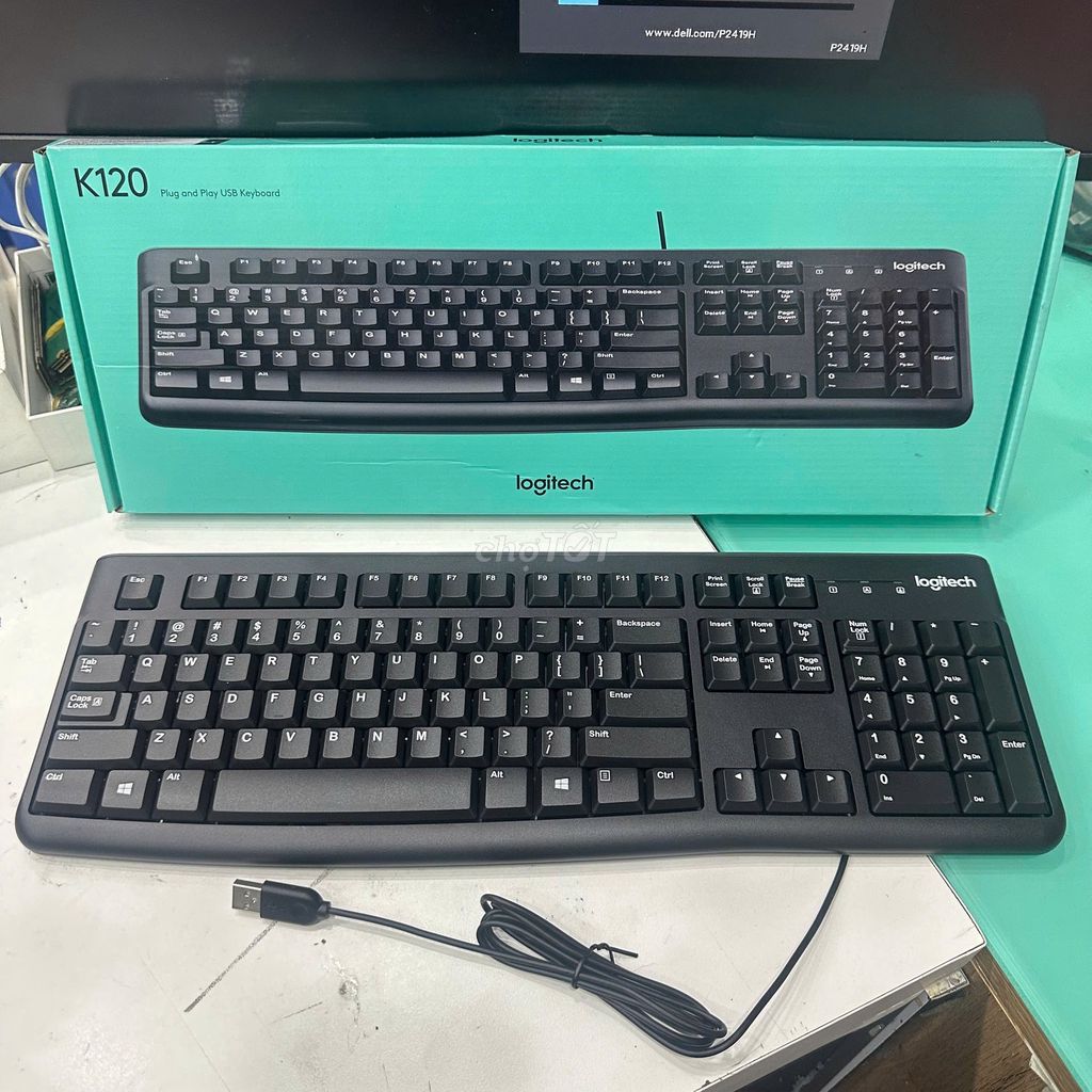 Bàn phím Logitech K120 USB Đen Mới 98%. Mua bán Phụ kiện (Màn hình, Chuột...) tại Quận Tân Bình Tp Hồ Chí Minh được đăng bởi Nguyễn thế duy hình 1