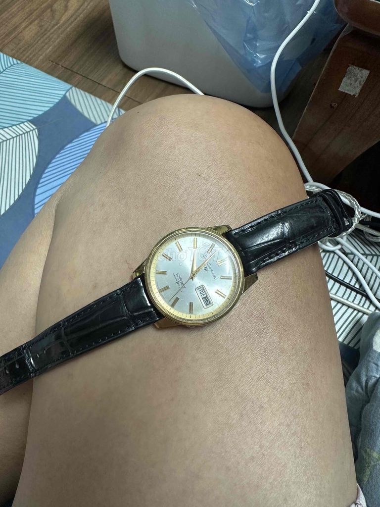 Đồng hồ Seiko Dây da Vàng Đen Unisex. Mua bán Đồng hồ tại Quận Đống Đa Hà Nội được đăng bởi Hung hình 1