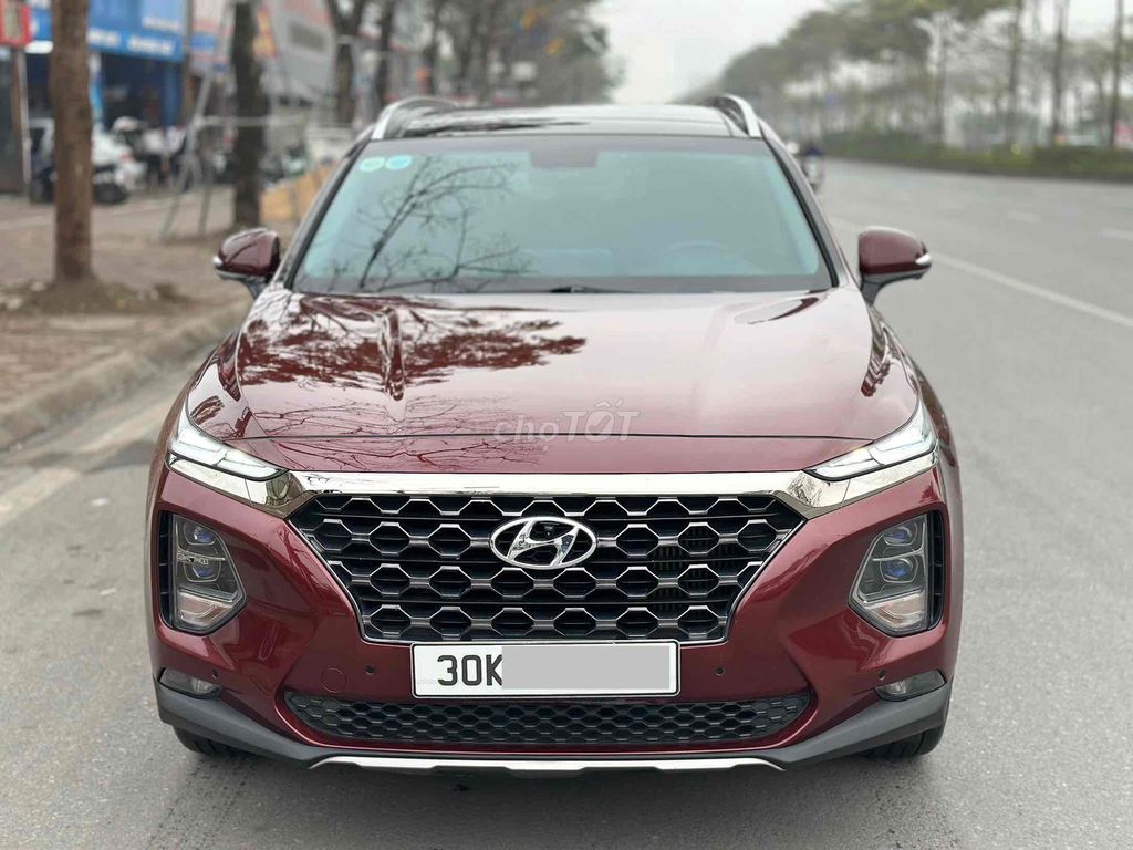 Hyundai Santa Fe 2019 2.2D Đỏ 2 Cầu Dầu Đặc Biệt