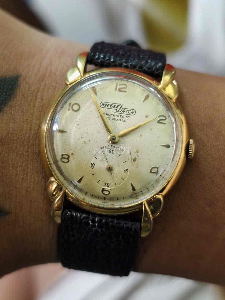 Đồng hồ Nicole Watch Antimagnetic Vàng 22k 33mm. Mua bán Đồng hồ tại Quận 10 Tp Hồ Chí Minh được đăng bởi lê mạnh tuân hình 1