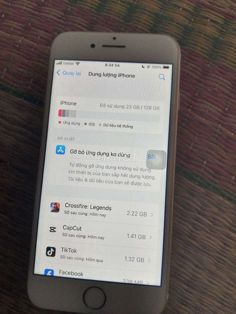 iPhone 128GB vàng . Mua bán Điện thoại tại Quận Tân Phú Tp Hồ Chí Minh được đăng bởi Hoàng Vinh hình 1