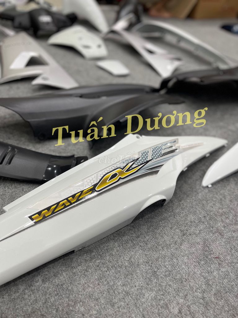 Dàn Áo Wave 100, Wave Lớn Cao Cấp, Wave A Trắng. Mua bán Phụ tùng xe tại Quận Hà Đông Hà Nội được đăng bởi Phụ Tùng Xe Tuấn Dương hình 4