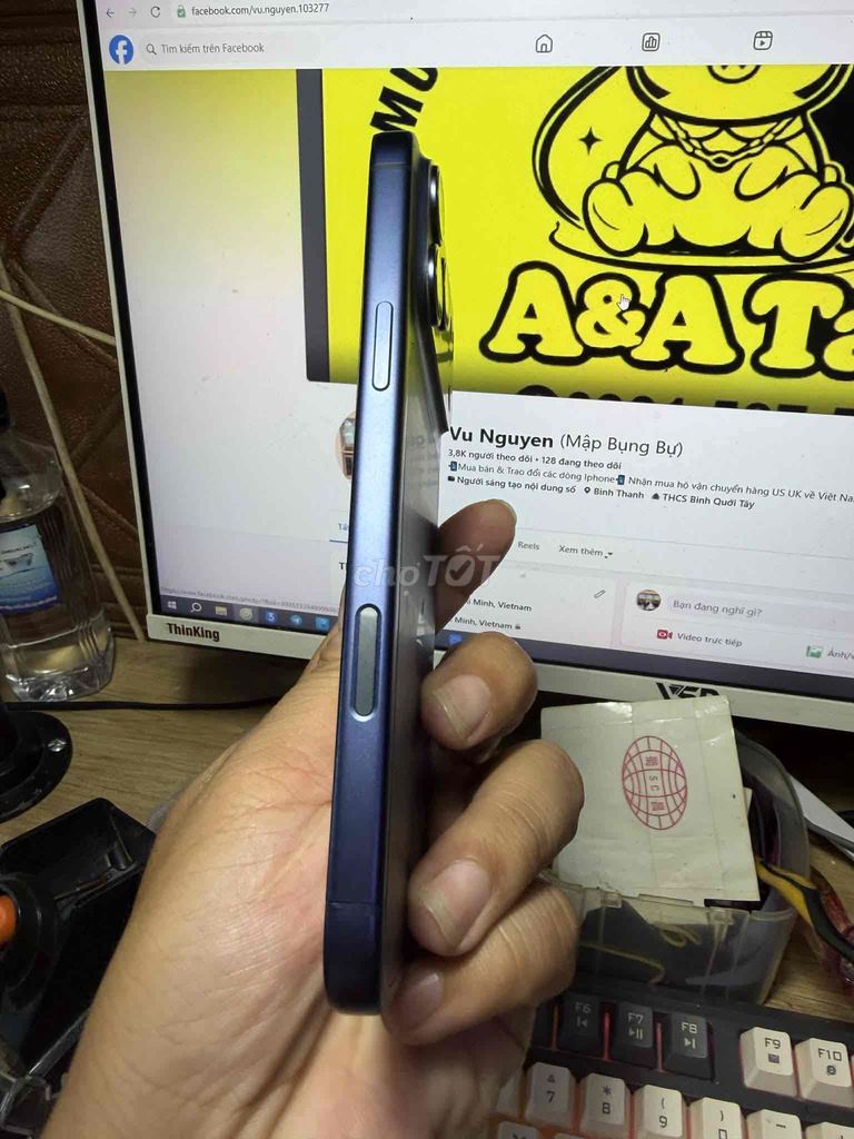 Apple iPhone 17 Pro Max 512GB Xanh. Mua bán Điện thoại tại Quận Bình Thạnh Tp Hồ Chí Minh được đăng bởi Trang hình 1