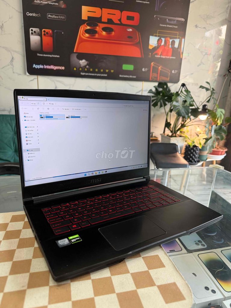 MSI GF63 Thin 10SC i7 8GB/512GB. Mua bán Laptop tại Thành phố Vũng Tàu Bà Rịa - Vũng Tàu được đăng bởi Monkey Apple hình 1