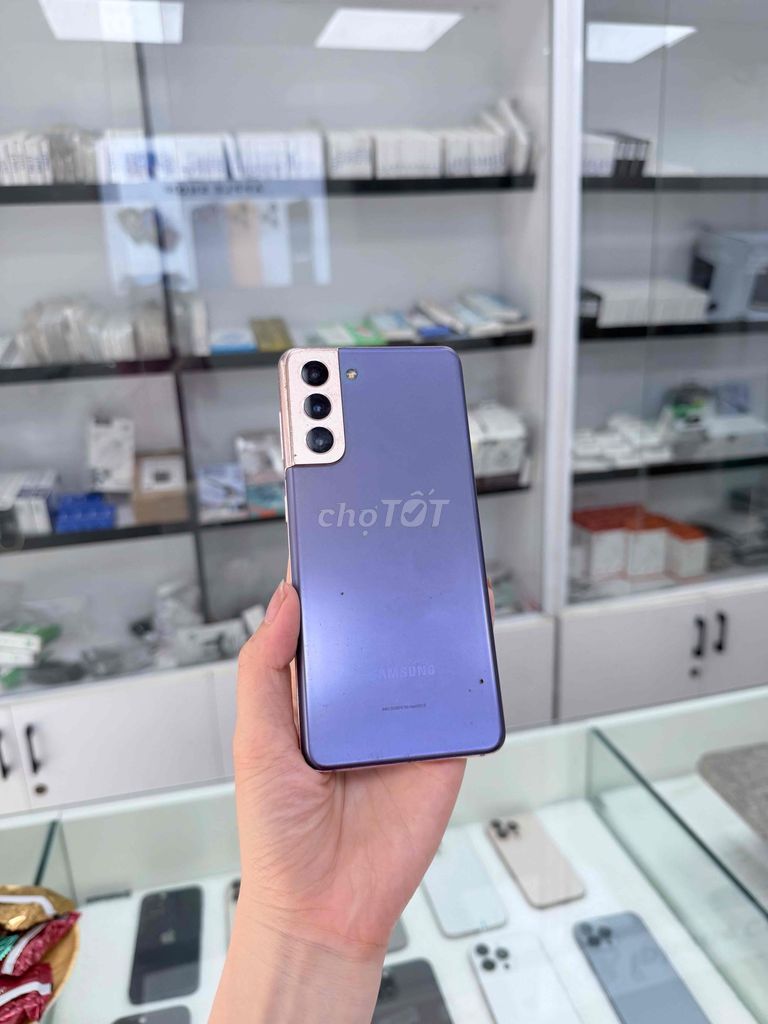 Samsung S21 5G Tím Sọc màn hình. Mua bán Điện thoại tại Quận Sơn Trà Đà Nẵng được đăng bởi Diễm Diễm hình 1