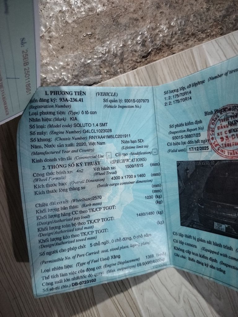 Kia Soluto 2020 1.4 MT - 9 km. Mua bán Ô tô tại Thành phố Buôn Ma Thuột Đắk Lắk được đăng bởi Nam hình 5