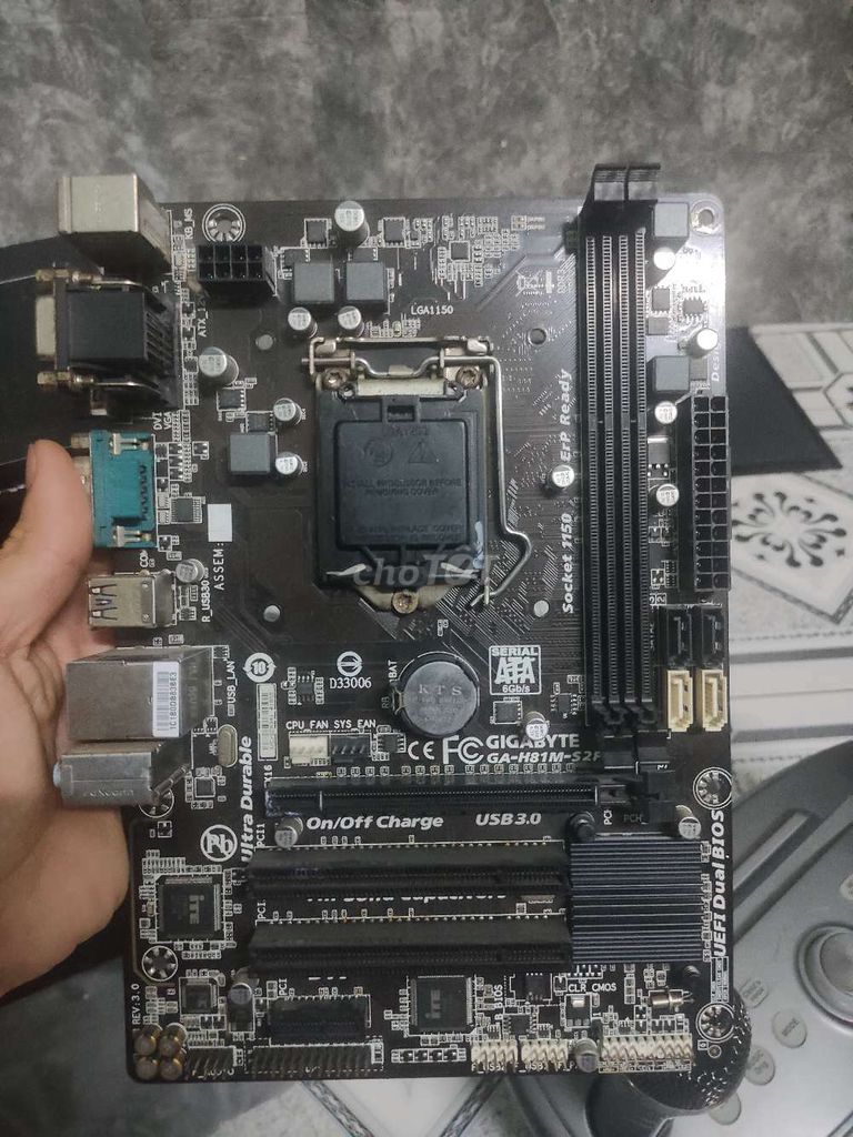 Main Gigabyte H81 LGA1150. Mua bán Linh kiện (RAM, Card...) tại Thị xã Tân Uyên Bình Dương được đăng bởi Tuấn Khang hình 1