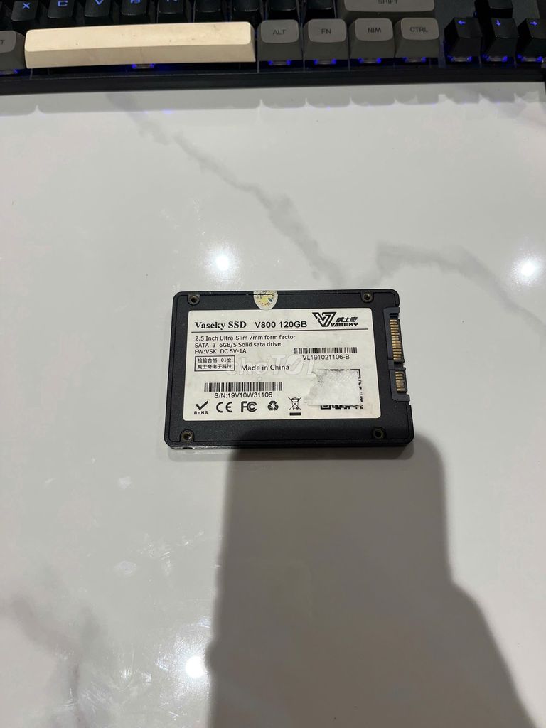 SSD Vaseky V800 120GB SATA 3 Trung Quốc. Mua bán Linh kiện (RAM, Card...) tại Quận Cầu Giấy Hà Nội được đăng bởi Nguyen Duc Anh hình 1