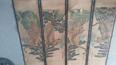Tranh tứ quý giấy gió. Mua bán Đồ sưu tầm, đồ cổ tại Huyện Đông Hưng Thái Bình được đăng bởi Nguyễn Xuân Độ