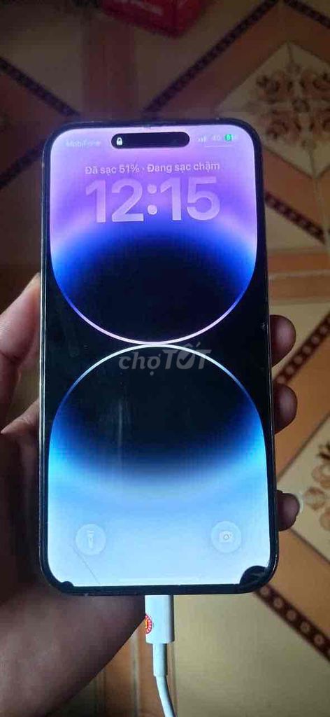 Apple iPhone 14 Pro Max 128GB Trắng Mỹ Đã sử dụng. Mua bán Điện thoại tại Thành phố Bến Tre Bến Tre được đăng bởi Tứng hay nói hình 1