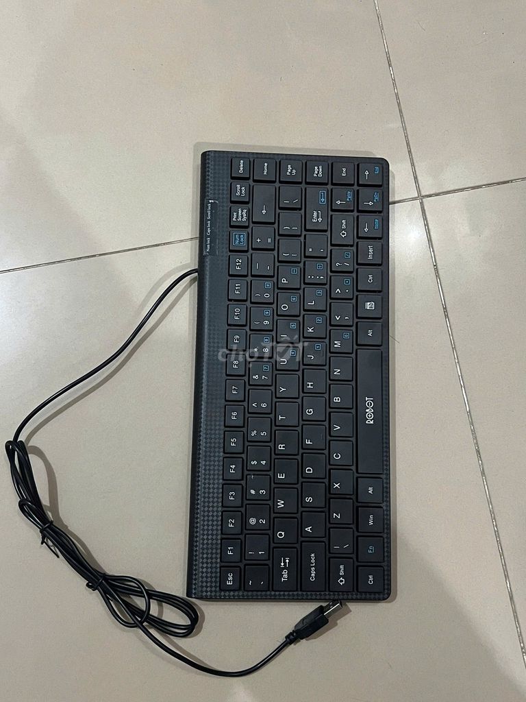 Bàn phím Robot Đen có dây. Mua bán Phụ kiện (Màn hình, Chuột...) tại Quận 4 Tp Hồ Chí Minh được đăng bởi nhật hình 1