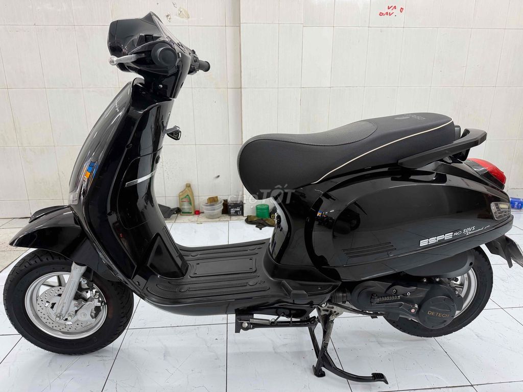 Скутер ESPERO Diamond Pro 50cc, 2024 г., черный глянцевый, пробег 7500 км