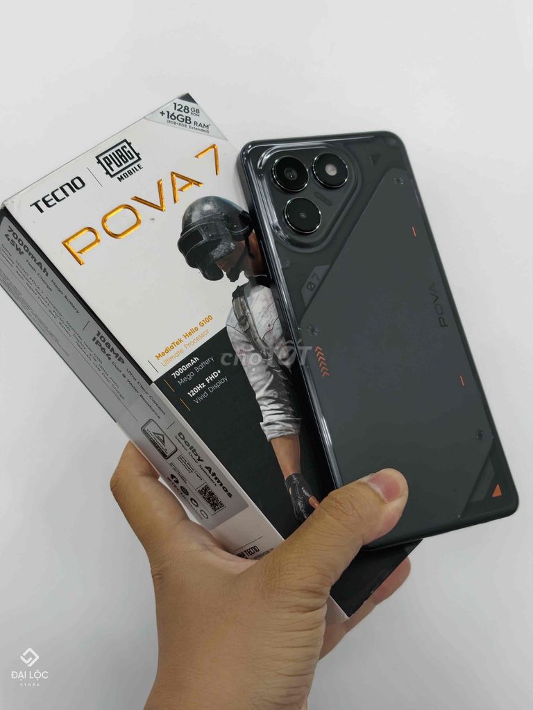 Tecno Pova 7 128GB pin 7000mah. Mua bán Điện thoại tại Thành phố Sóc Trăng Sóc Trăng được đăng bởi Mạch Đại Lộc hình 1