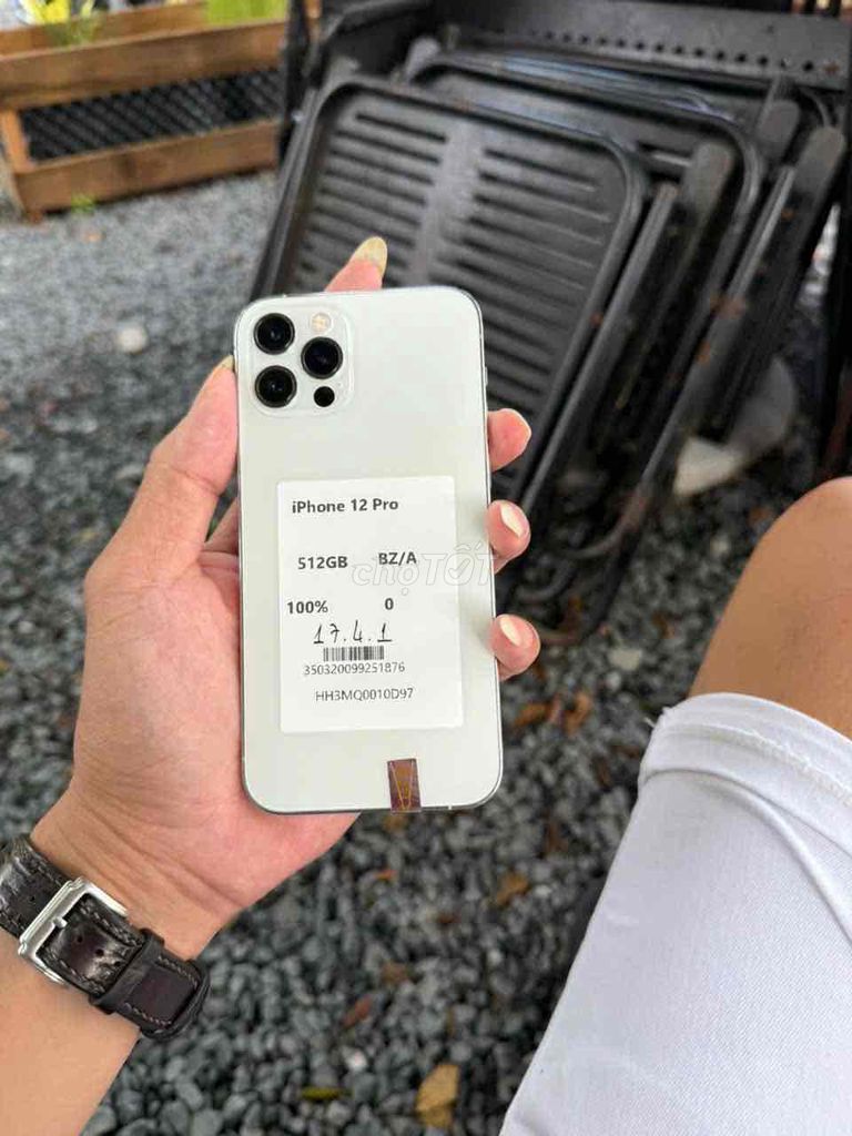 iPhone 12 Pro 512GB Trắng Mới 100% Sạc 0L IOS 17.4. Mua bán Điện thoại tại Quận Ninh Kiều Cần Thơ được đăng bởi Quý Mobile Cần thơ hình 1