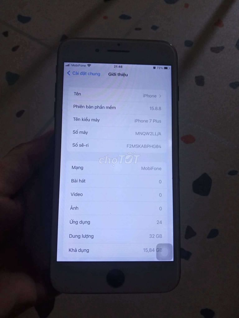 iphone 7 Plus quốc tế 32gb chữa cháy. Mua bán Điện thoại tại Thành phố Biên Hòa Đồng Nai được đăng bởi Nguyen hình 1