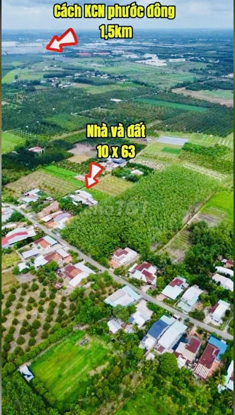 10x63.❌❌ 630M2 NHÀ &ĐẤT TẶNG KÈM NỘI THẤT. SÁT VÁCH KCN. 1,1 TỶ.