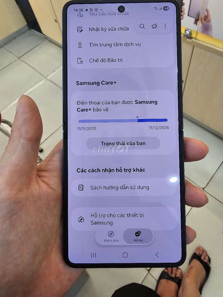 Samsung Z Flip 7 VNA 256GB Xanh Nguyên zin. Mua bán Điện thoại tại Huyện Đông Anh Hà Nội được đăng bởi NGUYỄN THỊ THU hình 1