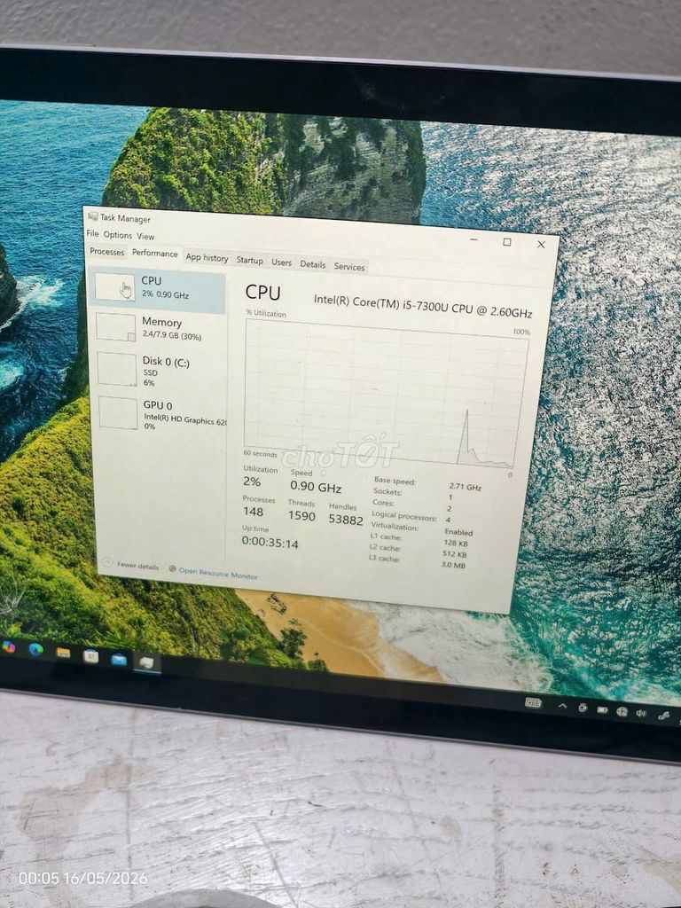 Microsoft Suface i5 th7 OK. Mua bán Laptop tại Quận Hai Bà Trưng Hà Nội được đăng bởi Quan Van Truong hình 1