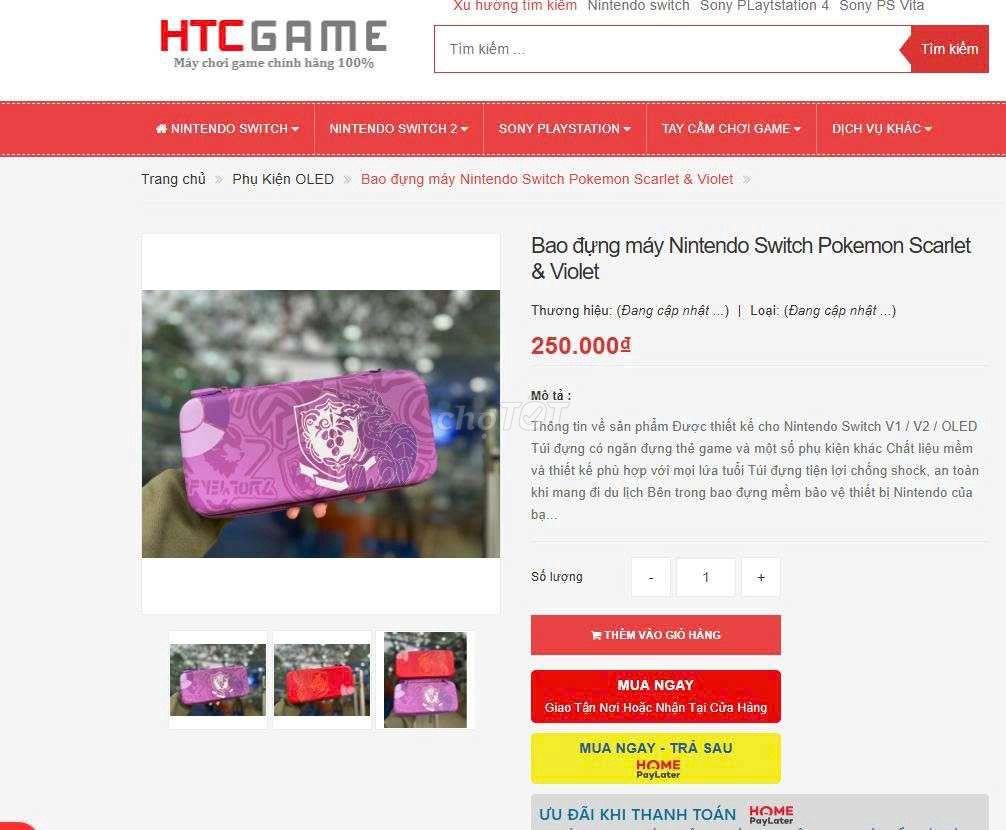 Bao chống shock cho Nintendo Switch V1. Mua bán Thiết bị chơi game tại Quận Hồng Bàng Hải Phòng được đăng bởi Cao Nguyên Trường hình 4