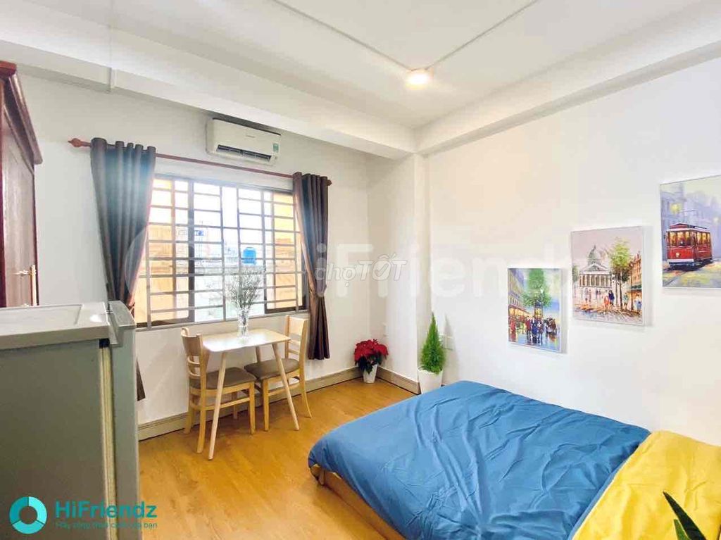 CHO THUÊ CÂN HỘ STUDIO CỬA SỔ THOÁNG, THANG MÁY, MẶT TIỀN, RỘNG 32M2