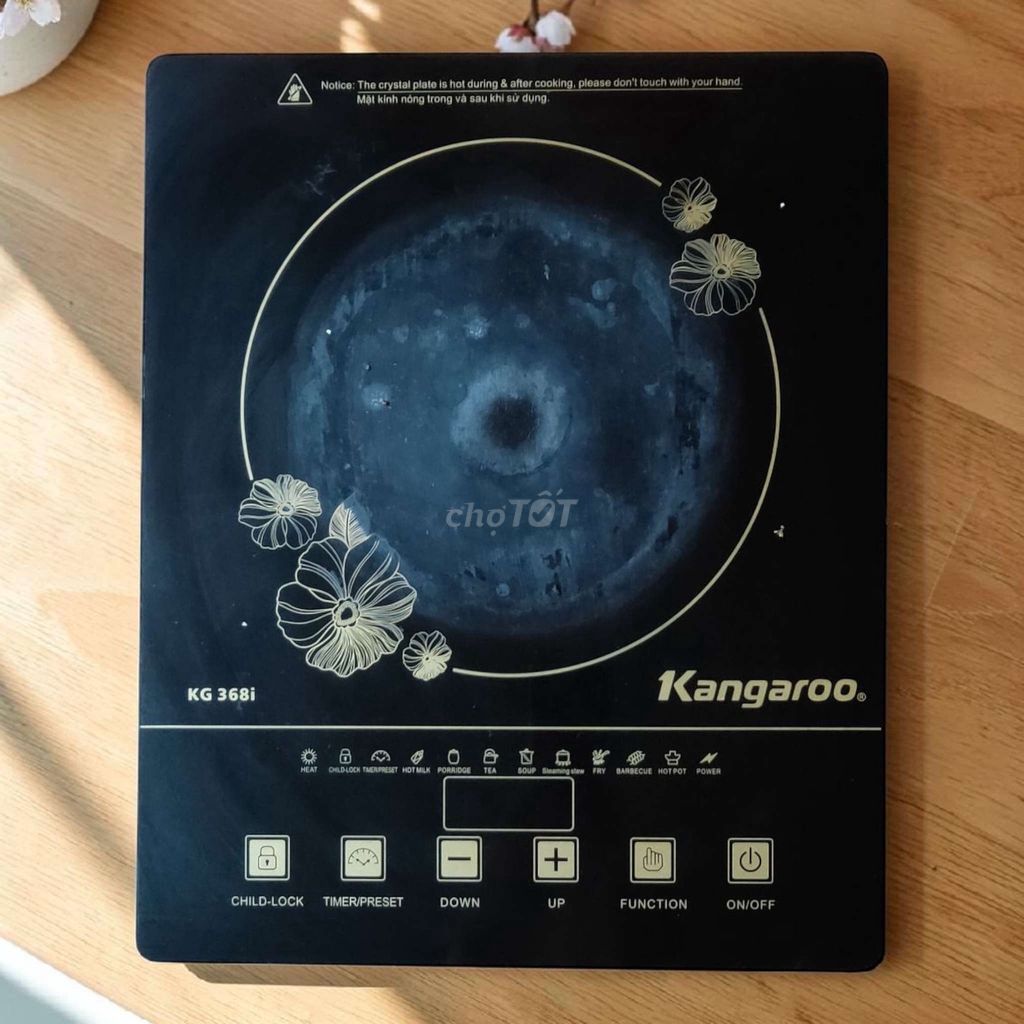 Bếp hồng ngoại Kangaroo KG 368i Đen Kính cường lực. Mua bán Bếp, lò, đồ điện nhà bếp tại Quận Long Biên Hà Nội được đăng bởi Phạm Hưng  hình 1