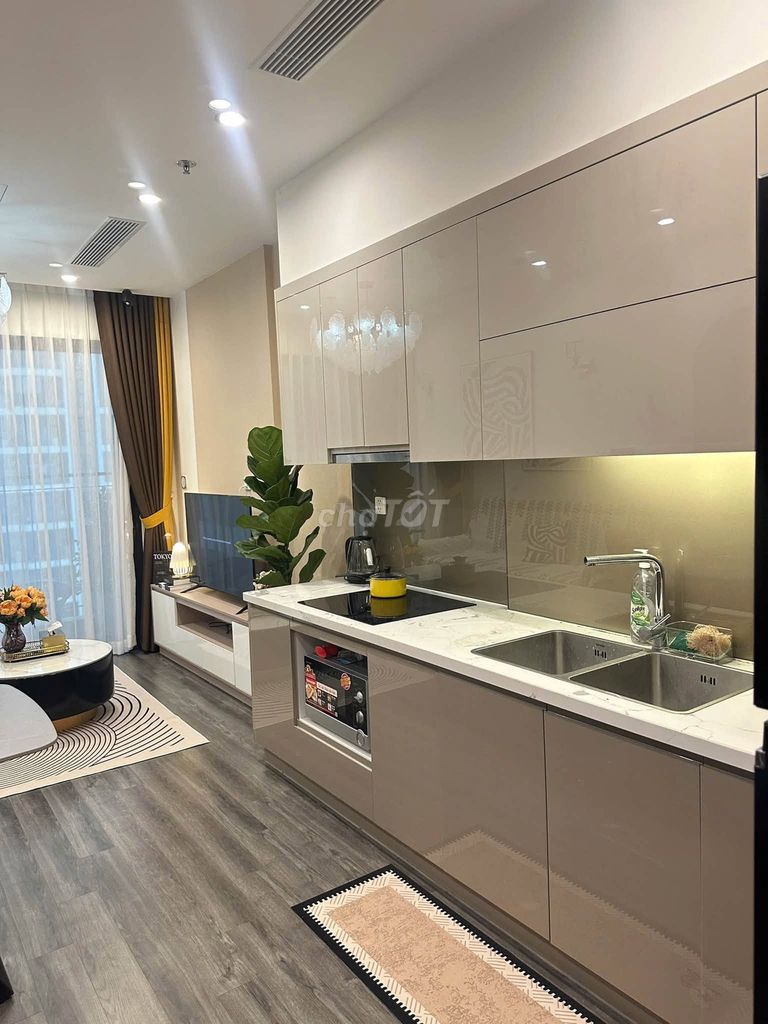 Квартира с 1 спальней в Vinhomes Ocean Park, красивый интерьер