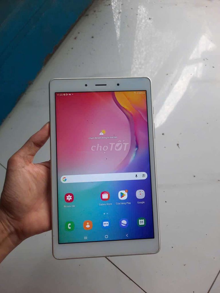 Samsung Tab A 32GB Bạc. Mua bán Máy tính bảng tại Thành phố Thuận An Bình Dương được đăng bởi Thùy Linh  hình 1