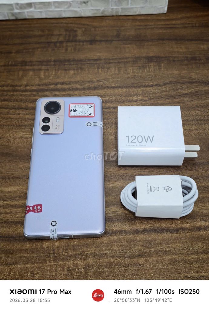 Xiaomi Mi 12S Pro 256GB Tím. Mua bán Điện thoại tại Quận Hoàng Mai Hà Nội được đăng bởi Trần Ngọc Hiếu hình 1