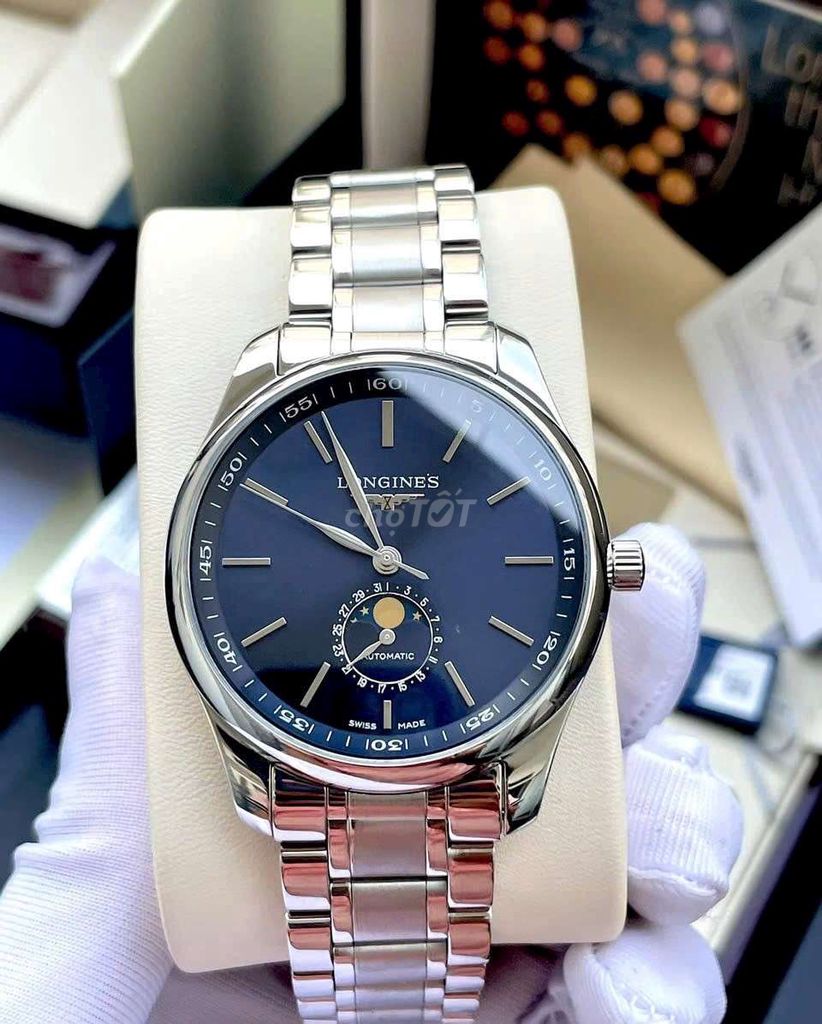 ĐH Nam Longines lịch Moonphase trứ danh Fullset