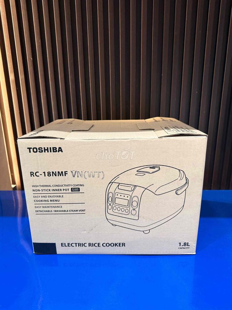 Nồi cơm điện tử Toshiba 1.8 lít RC-18NMFVN(WT). Mua bán Bếp, lò, đồ điện nhà bếp tại Quận 12 Tp Hồ Chí Minh được đăng bởi MiHi hình 1
