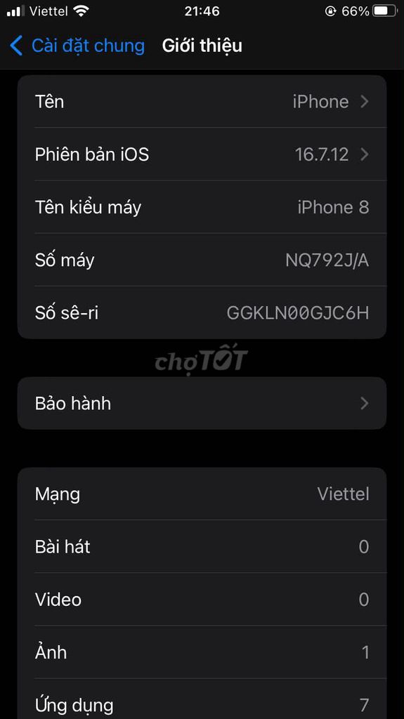 iPhone 8. Mua bán Điện thoại tại Quận Bắc Từ Liêm Hà Nội được đăng bởi Hoàng Phong hình 1
