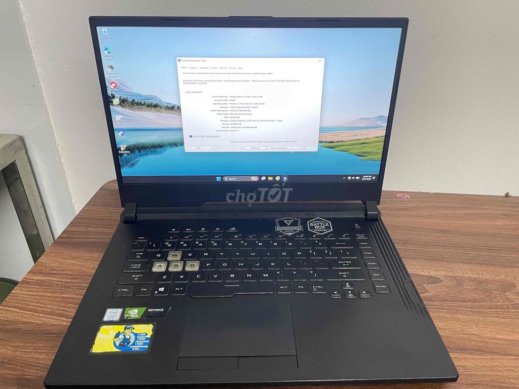 Asus ROG G531 24GB/1TB Loa rè. Mua bán Laptop tại Quận Cầu Giấy Hà Nội được đăng bởi Lương Minh Trang hình 1