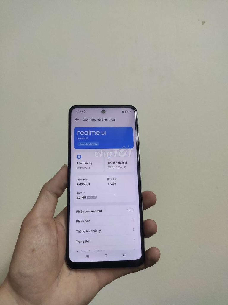 Realme C71 256GB Trắng. Mua bán Điện thoại tại Quận Hà Đông Hà Nội được đăng bởi Thành hình 1