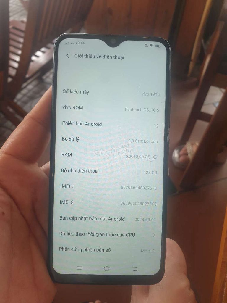 Vivo Y19 128GB Đen. Mua bán Điện thoại tại Thành phố Rạch Giá Kiên Giang được đăng bởi Huỳnh huy hình 1
