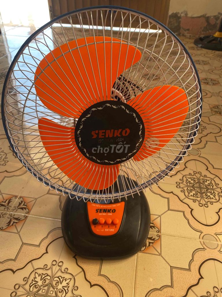 Quạt bàn Senko BX1282 Cam đen. Mua bán Quạt tại Huyện Bình Đại Bến Tre được đăng bởi  Huỳnh Lâm  hình 1