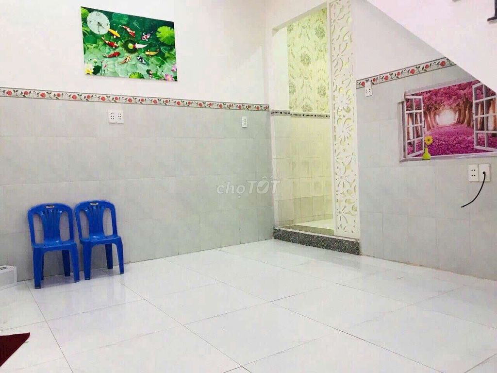 Nhà đẹp, 2pn 2wc. 4x8m. Hẻm ba gác. Đường số 3, p9