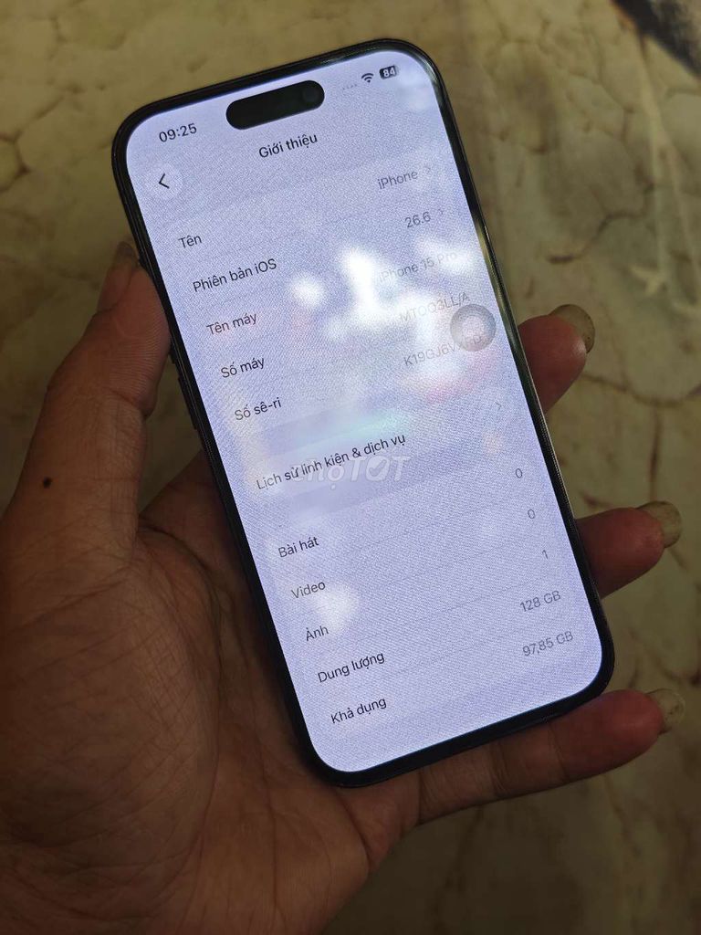iPhone 15 Pro 128GB Xám OLED 120Hz. Mua bán Điện thoại tại Quận Bình Tân Tp Hồ Chí Minh được đăng bởi nguyễn sang  hình 1