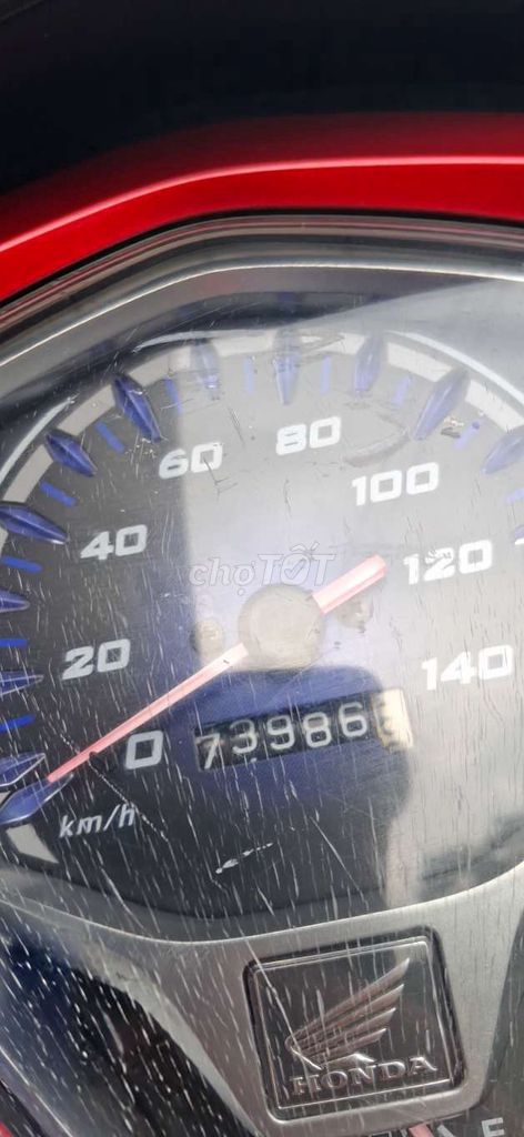 Honda Air Blade 110 FI 2011, красно-черный, пробег 73986 км