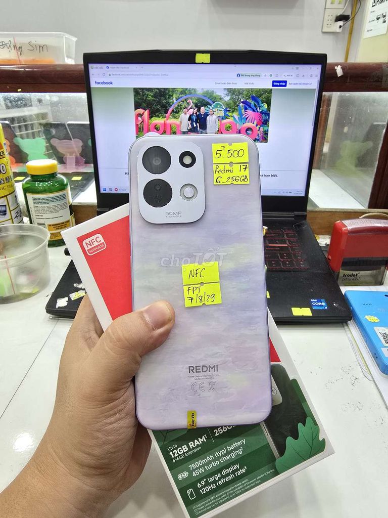 Xiaomi Redmi 17 256GB - FPT_7/8/2029. Mua bán Điện thoại tại Thành phố Long Xuyên An Giang được đăng bởi Facebook Cầm Đồ Thúy Vân hình 1