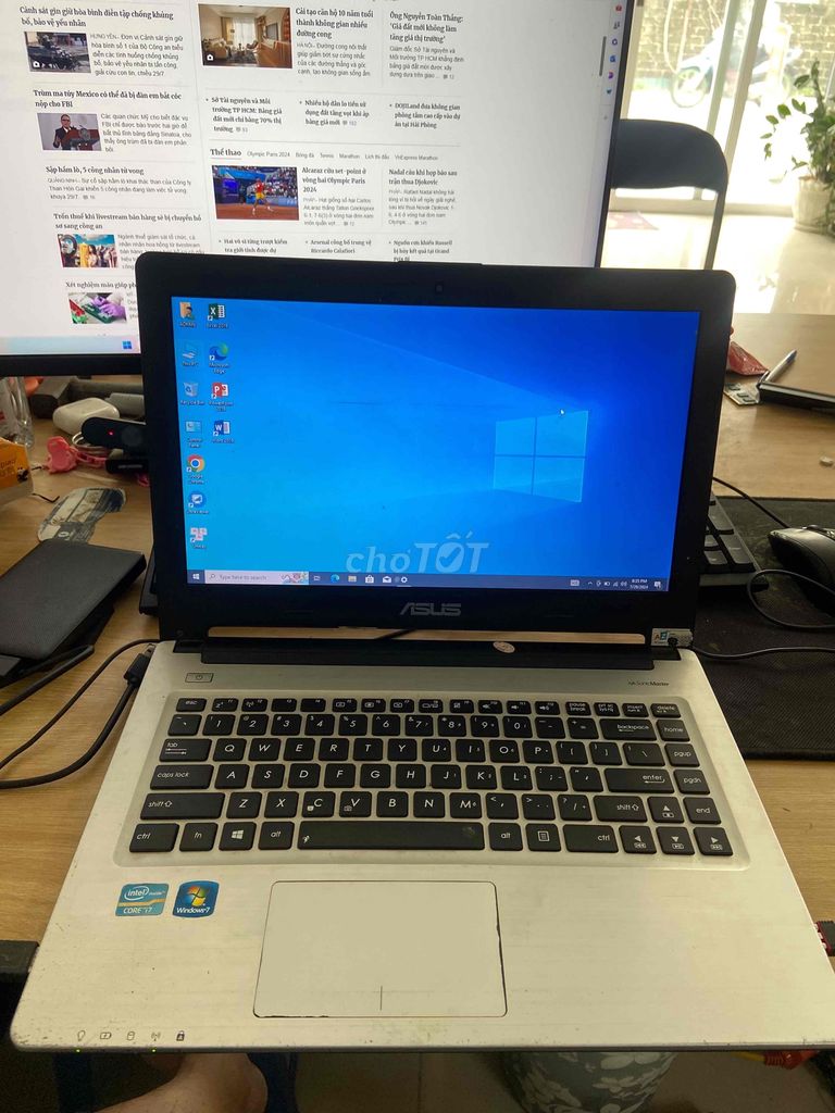 Laptop Asus i7 ram 8gb ổ ssd 120gb