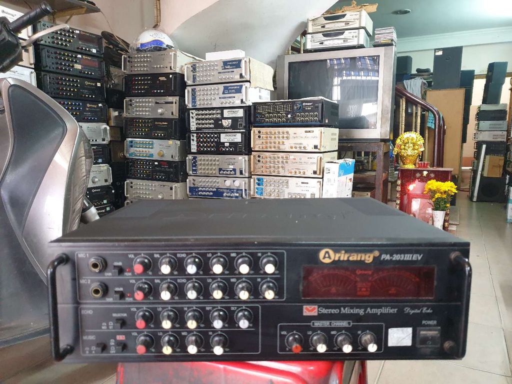 Ampli karaoke Arirang Pa 203iiiev (hãng/có đèn/8c