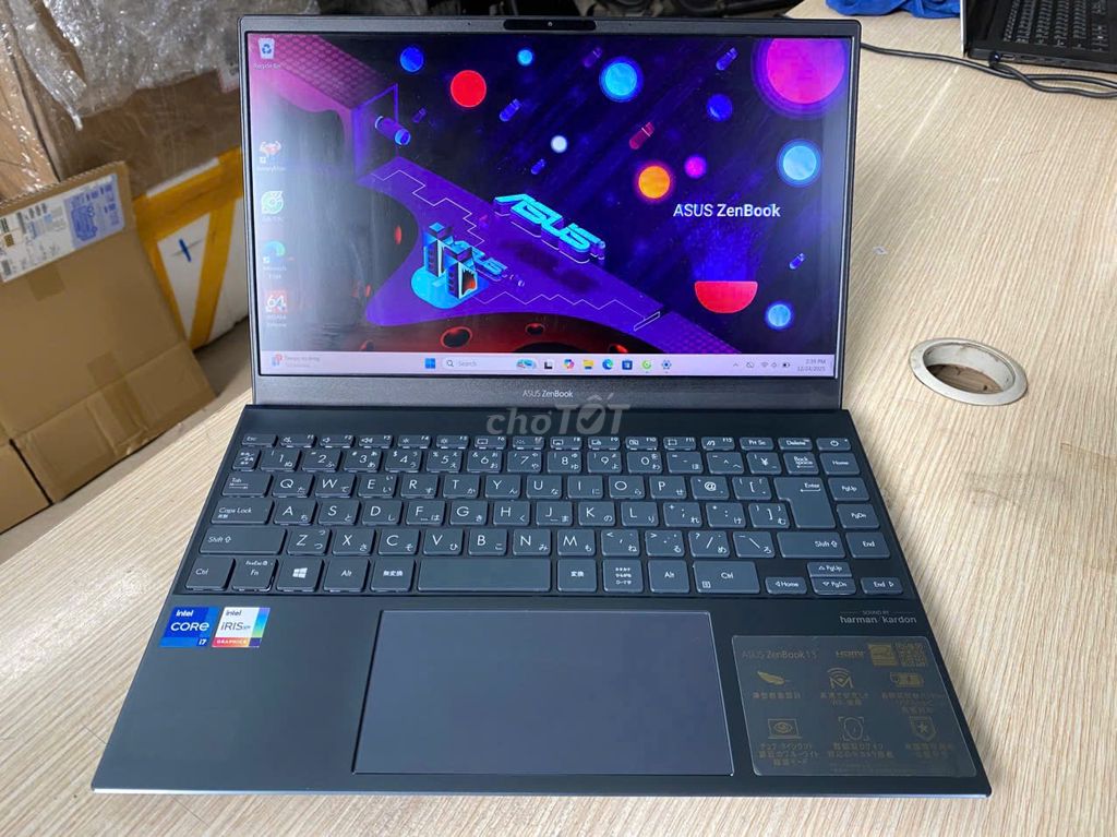 Asus Zenbook UX325 Siêu Mỏng Nhẹ Máy Đẹp Zin Keng. Mua bán Laptop tại Quận Nam Từ Liêm Hà Nội được đăng bởi Danh Mạnh hình 1