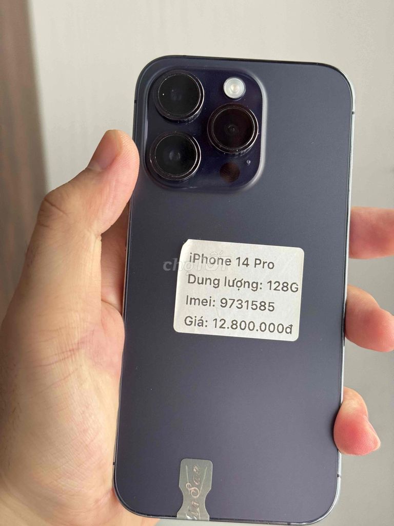 iPhone 14 Pro 128GB Tím máy đẹp keng chuẩn zin. Mua bán Điện thoại tại Thành phố Buôn Ma Thuột Đắk Lắk được đăng bởi Nguyễn Hoàng hình 1